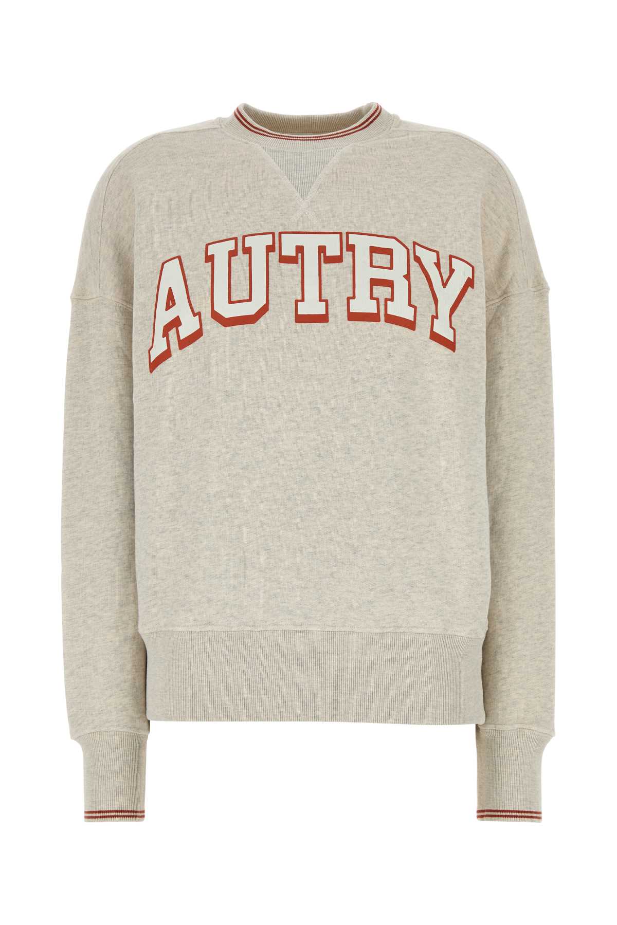 Melange light grey cotton Main Wom sweatshirt SWPW75JJ (AUTRY / スウェット・フーディー ) | AUTRY (オートリー)