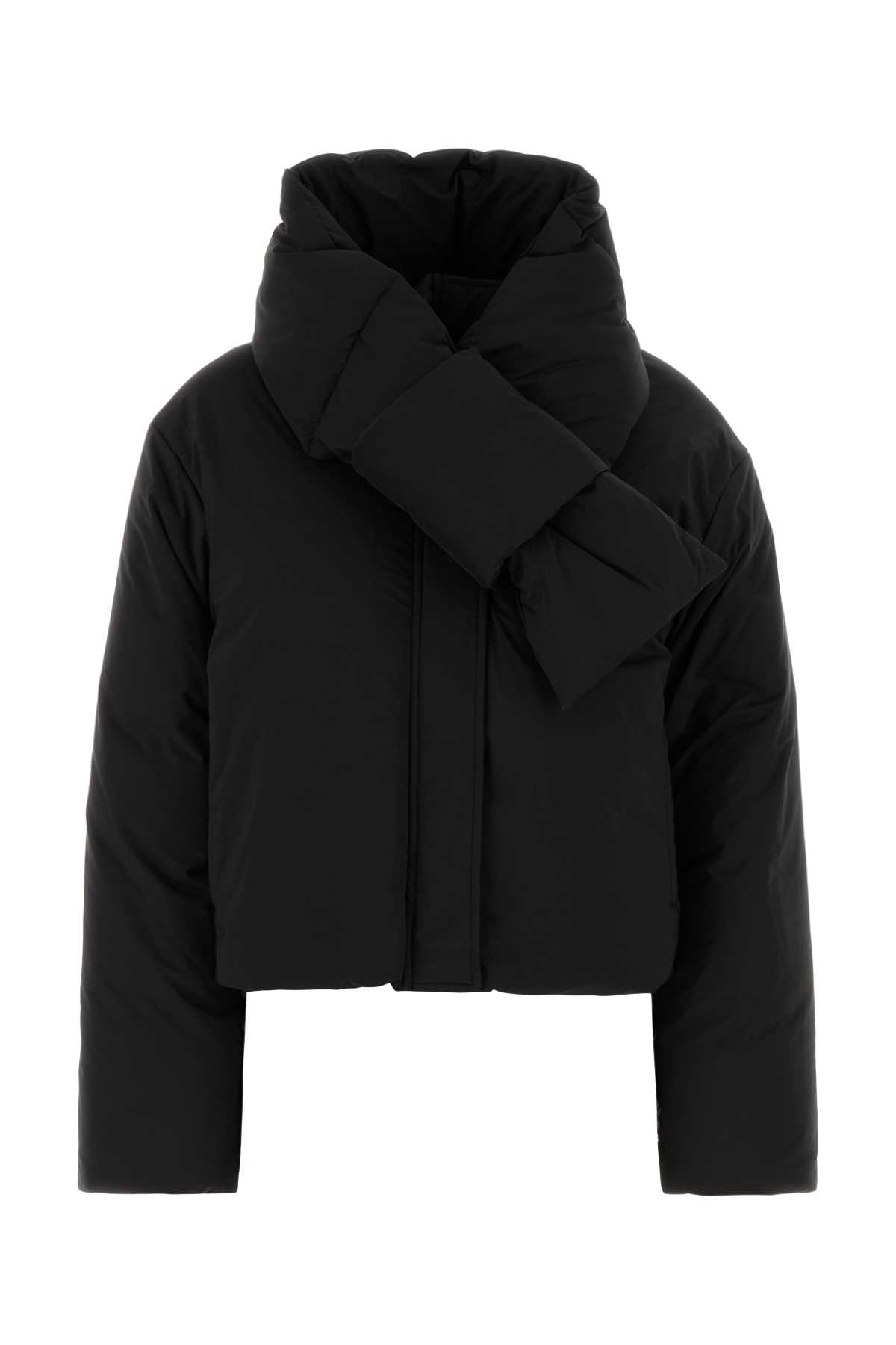 Black stretch polyester down jacket 1WC4253294001 (alexanderwang / ダウンジャケット・コート ) | alexanderwang (アレキサンダーワン)