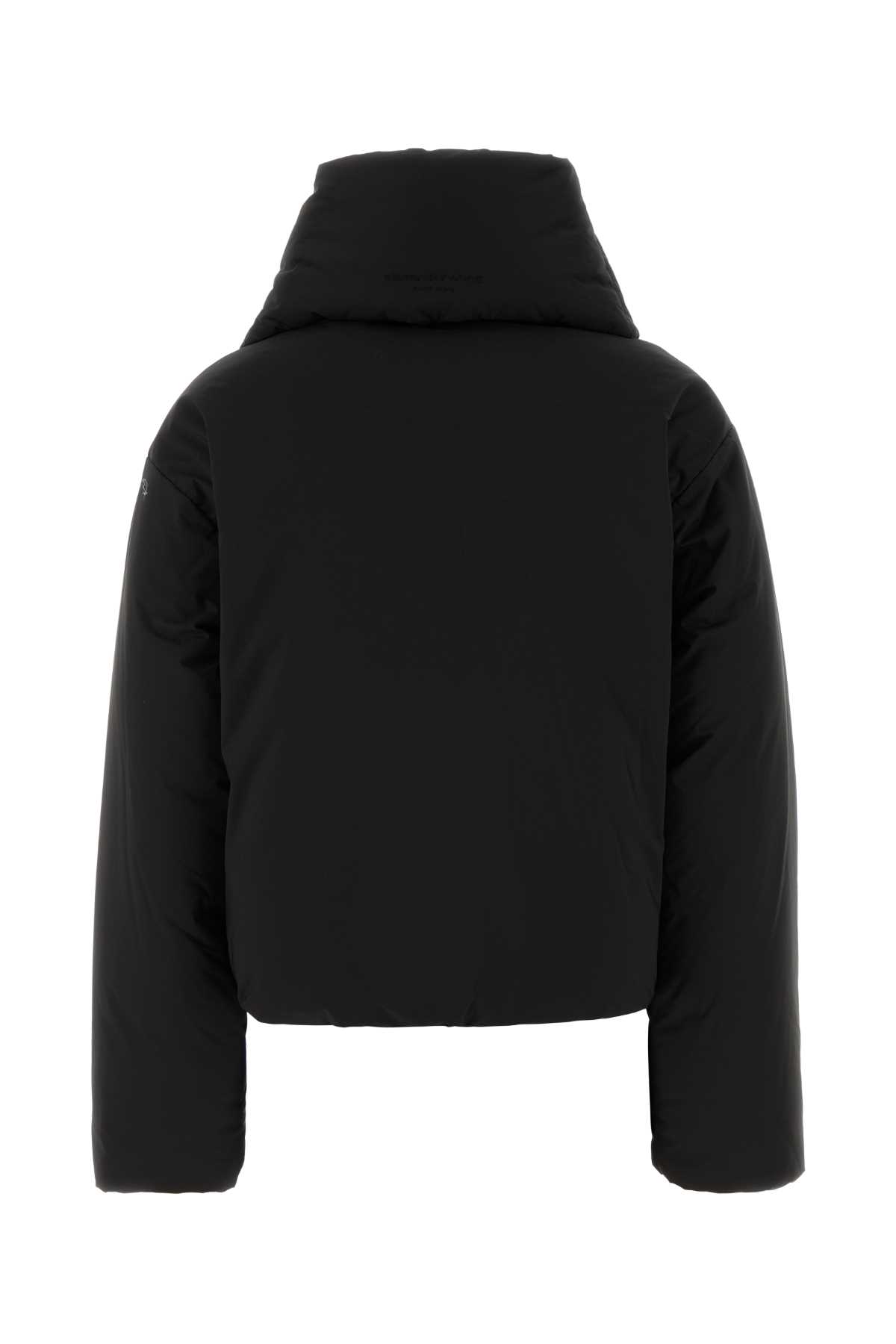 Black stretch polyester down jacket 1WC4253294001 (alexanderwang / ダウンジャケット・コート ) | alexanderwang (アレキサンダーワン)(1)