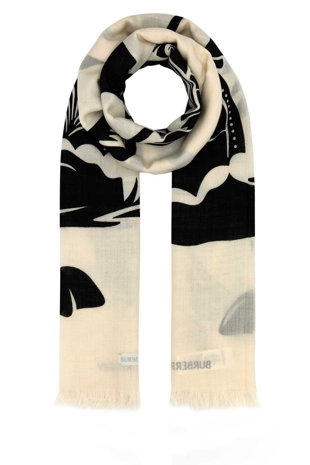 Embroidered wool scarf 8099096B8620 (Burberry / スカーフ・マフラー ) | Burberry (バーバリー)