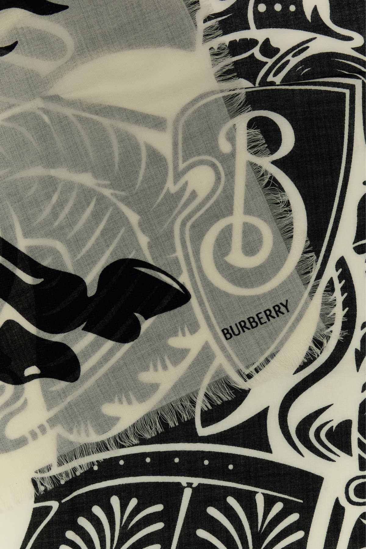 Embroidered wool scarf 8099096B8620 (Burberry / スカーフ・マフラー ) | Burberry (バーバリー)(1)