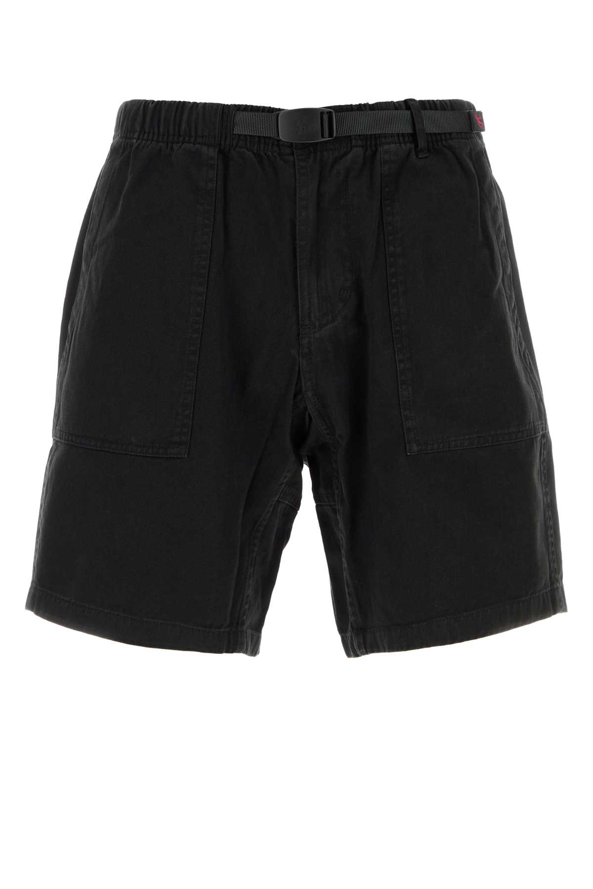 Black cotton Ridge bermuda shorts G4SUP002BLACK (GRAMICCI / ショートパンツ ) | GRAMICCI (グラミチ)