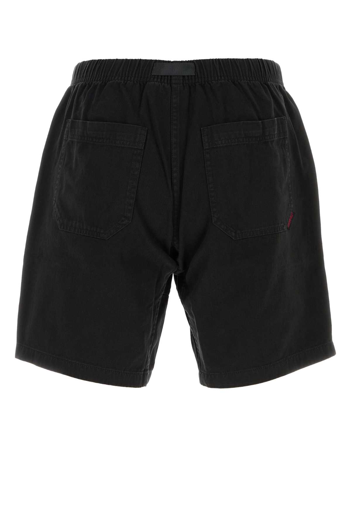 Black cotton Ridge bermuda shorts G4SUP002BLACK (GRAMICCI / ショートパンツ ) | GRAMICCI (グラミチ)(1)