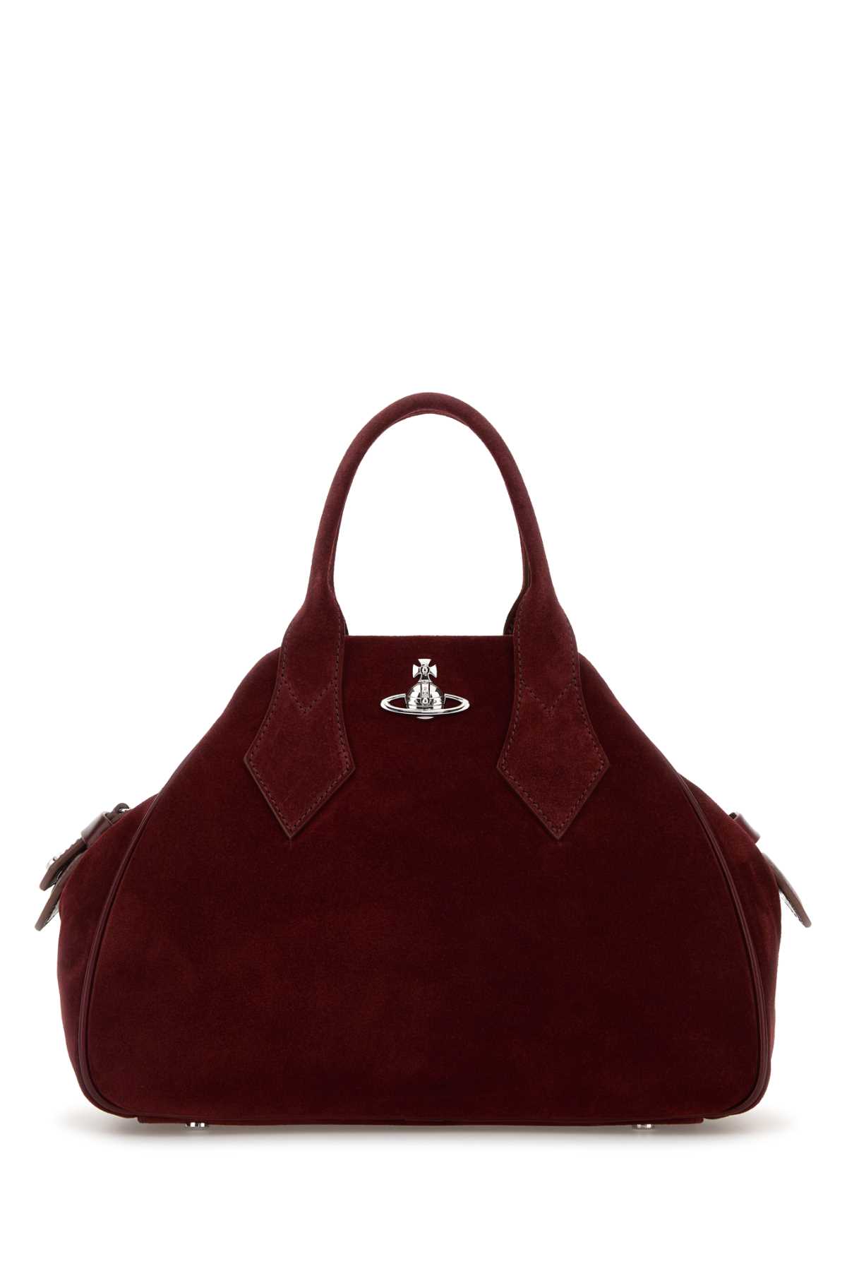 Burgundy suede medium Yasmine handbag 4702000UWL007EI406 (Vivienne Westwood / ハンドバッグ・ショルダーバッグ ) | Vivienne Westwood (ヴィヴィアン・ウェストウッド)