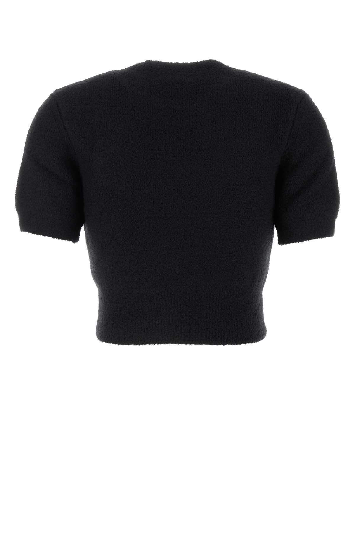 Black stretch nylon sweater 4KC1251047001 (alexanderwang.t / ニット・セーター・カーディガン ) | alexanderwang.t (アレキサンダーワン ティー)(1)