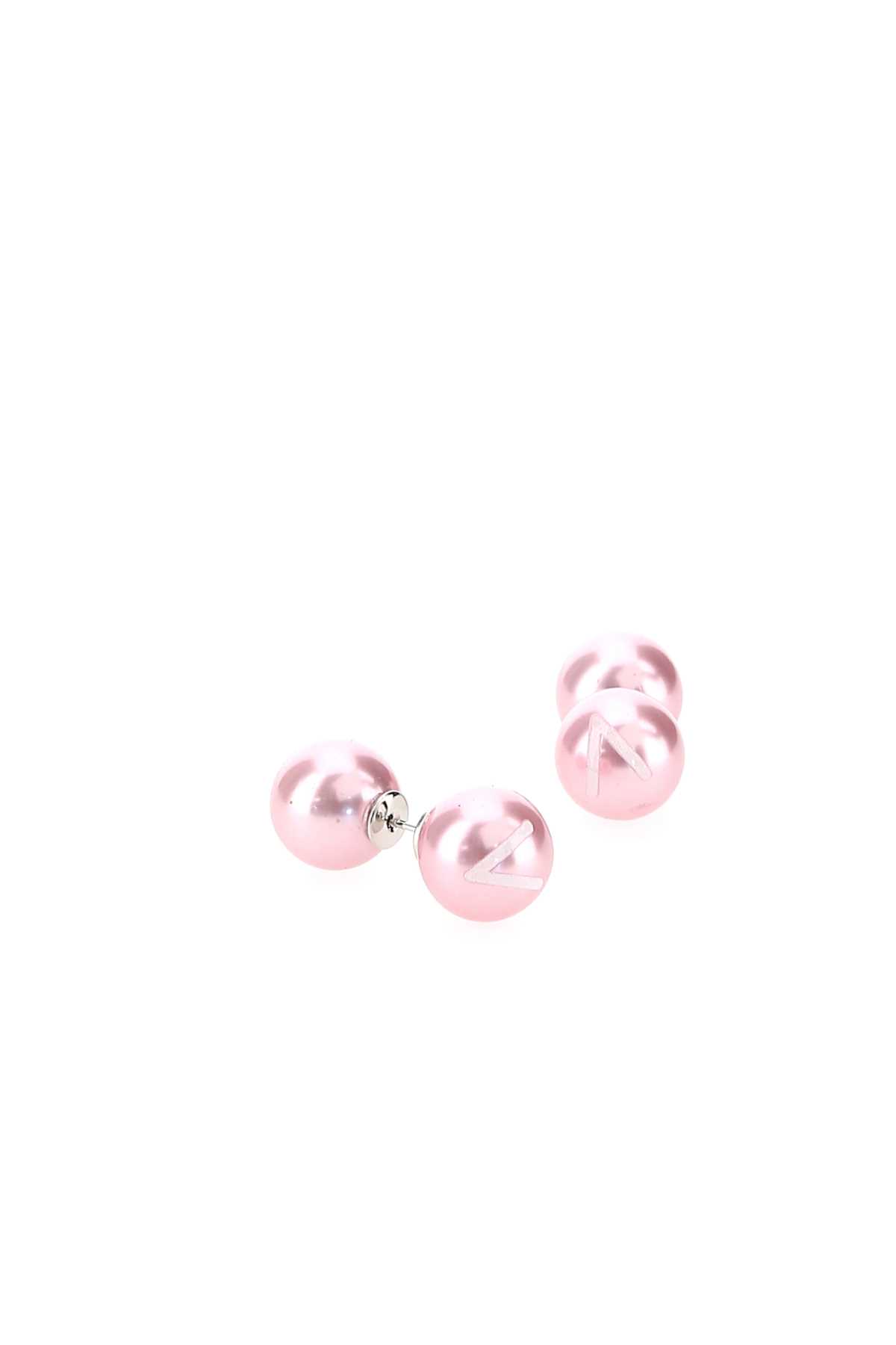 Pink metal earrings VL12EA100PBABYPINK (VTMNTS / ピアス・イヤリング ) | VTMNTS (ブイティーエムエヌティーエス)(1)