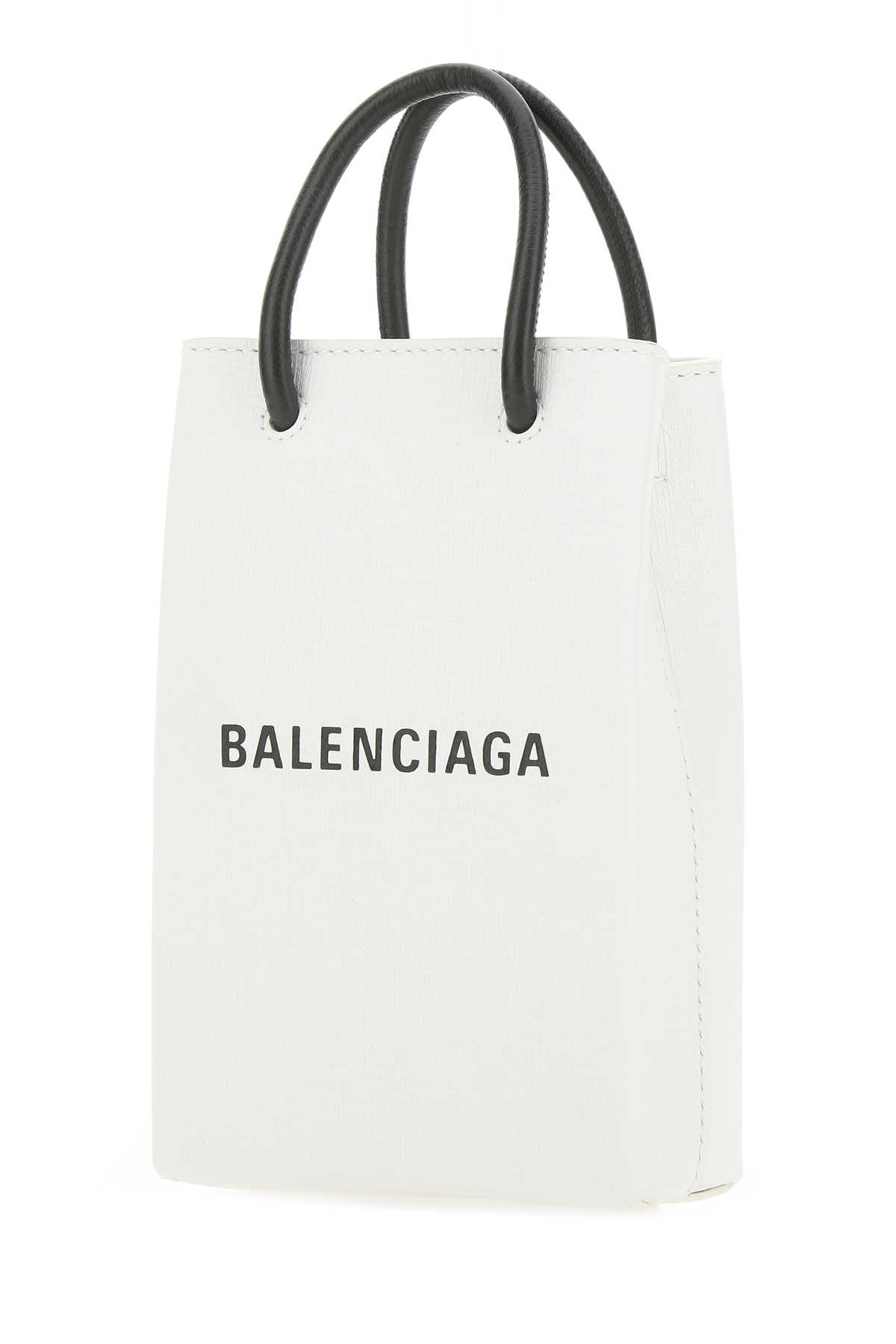 White leather phone case 5938260AI2N9000 (Balenciaga / ハンドバッグ・ショルダーバッグ ) | Balenciaga (バレンシアガ)(1)