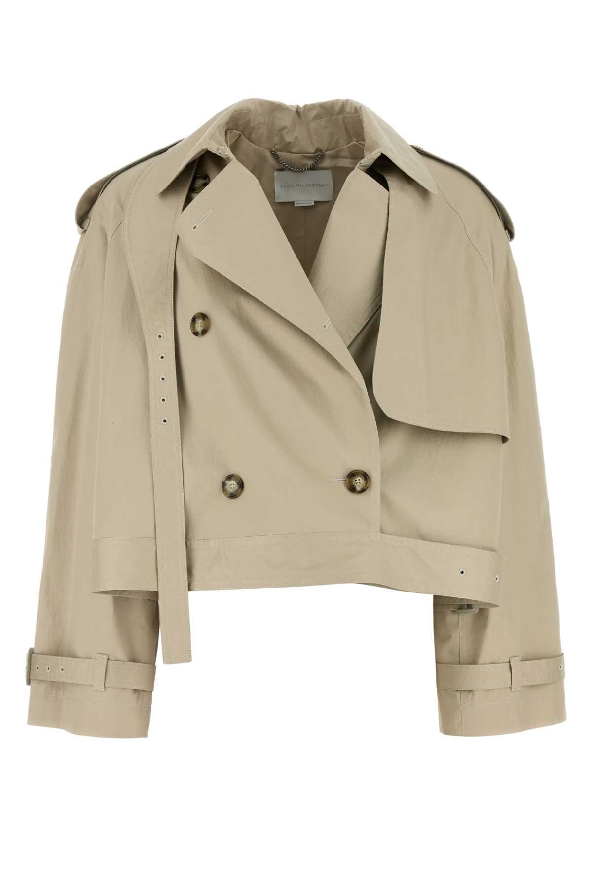 Sand cotton trench coat 6700523FU1509199 (Stella McCartney / コート ) | Stella McCartney (ステラ マッカートニー)