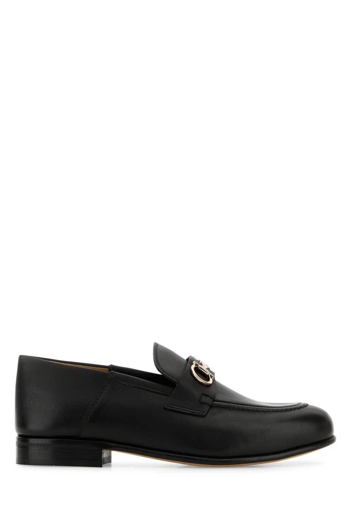Black leather Ottone loafers 01E1007584681CNERNEWBIS (FERRAGAMO / ローファー ) | FERRAGAMO (フェラガモ)