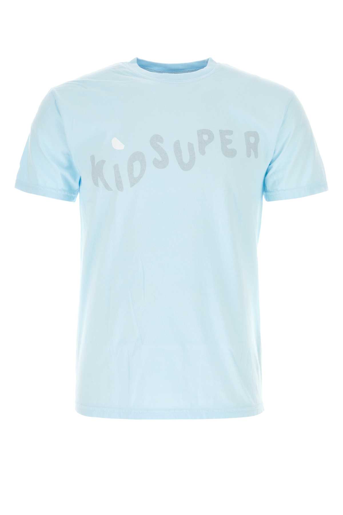 Light-blue cotton t-shirt SST97KIDSUPERWAVE (KidSuper Studios / Tシャツ・カットソー ) | KidSuper Studios (キッドスーパー ストゥディオス)