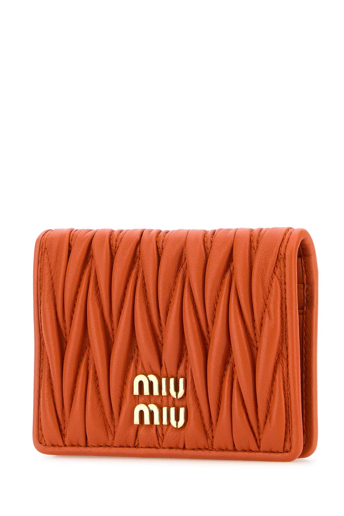 Orange nappa leather card holder 5MC103AFPPF0049 (MIU MIU / 財布・カードケース ) | MIU MIU (ミュウミュウ)(1)