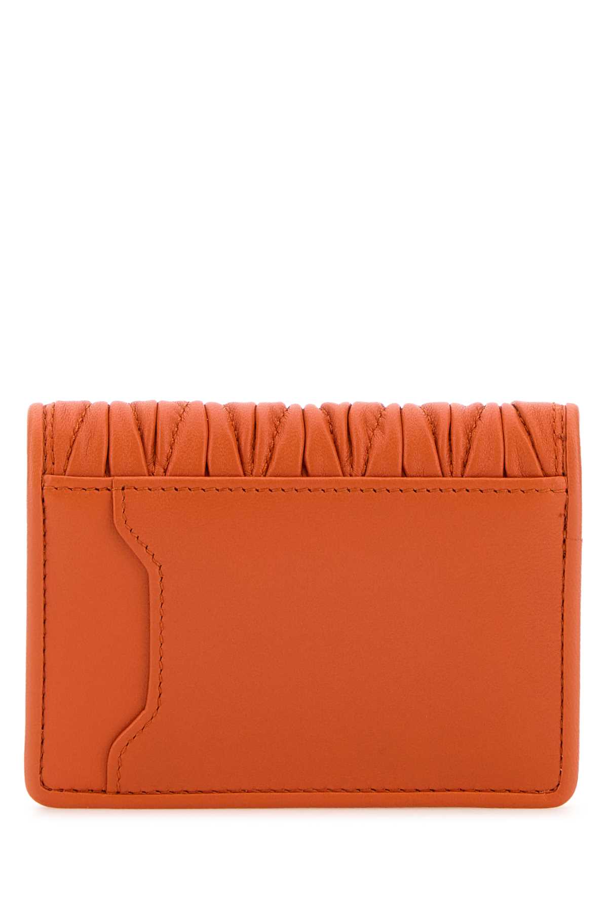 Orange nappa leather card holder 5MC103AFPPF0049 (MIU MIU / 財布・カードケース ) | MIU MIU (ミュウミュウ)(2)