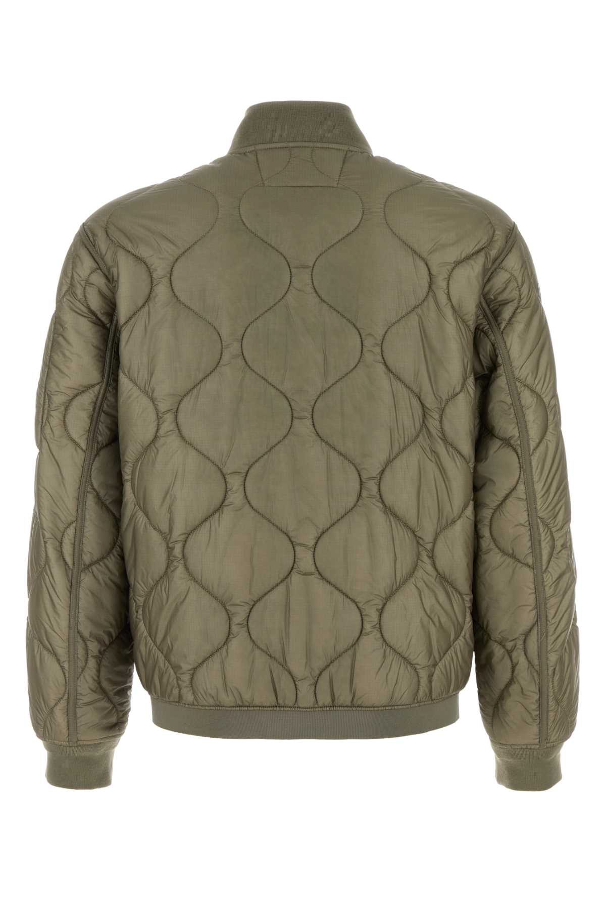 Sage green nylon padded jacket 19CMOW048A110158A356 (C.P. Company / カジュアルジャケット ) | C.P. Company (シーピーカンパニー)(1)