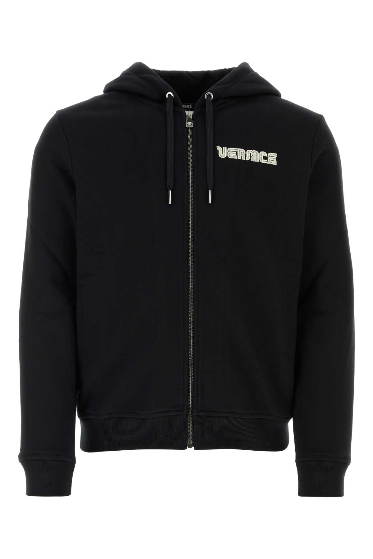 Black cotton sweatshirt 10162811A114441B000 (VERSACE / スウェット・フーディー ) | VERSACE (ヴェルサーチェ)