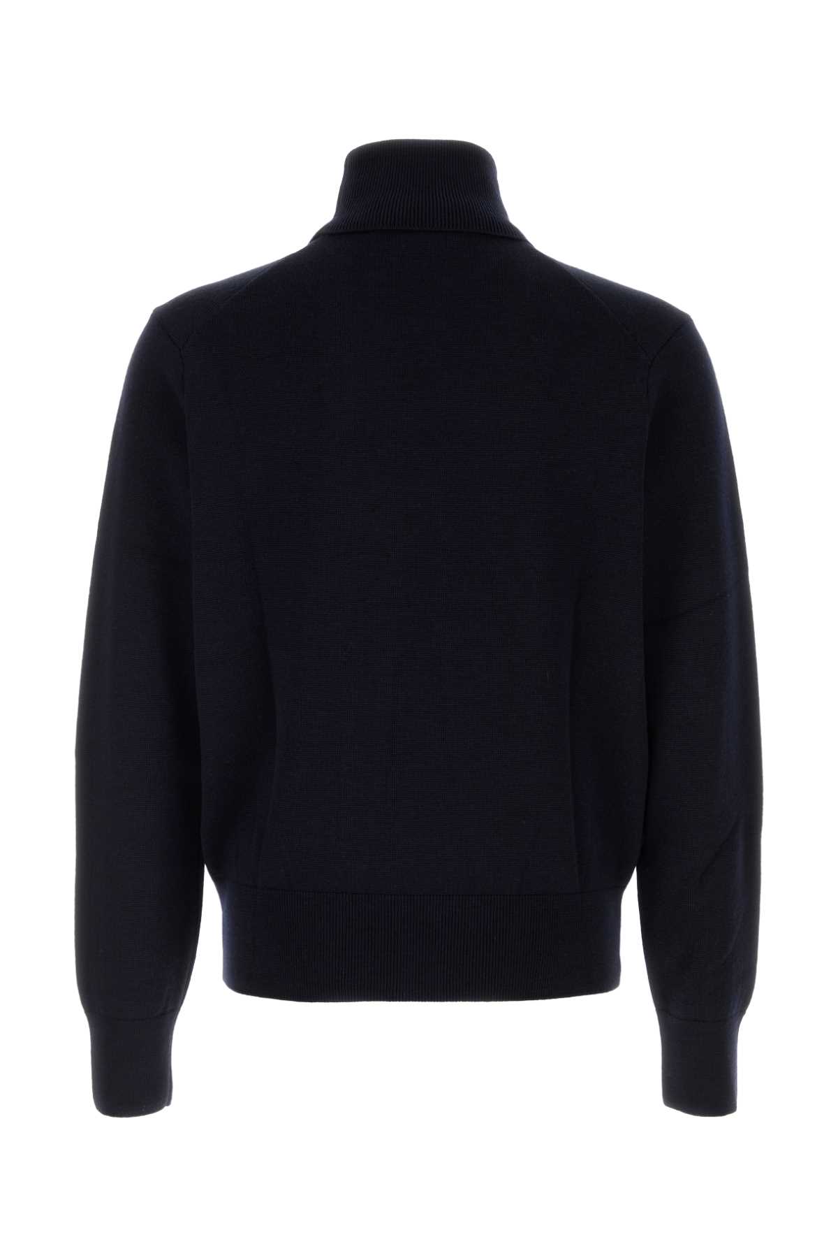 Midnight blue wool sweater HKS827001414 (AMI Paris / ニット・セーター・カーディガン ) | AMI Paris (アミパリス)(1)