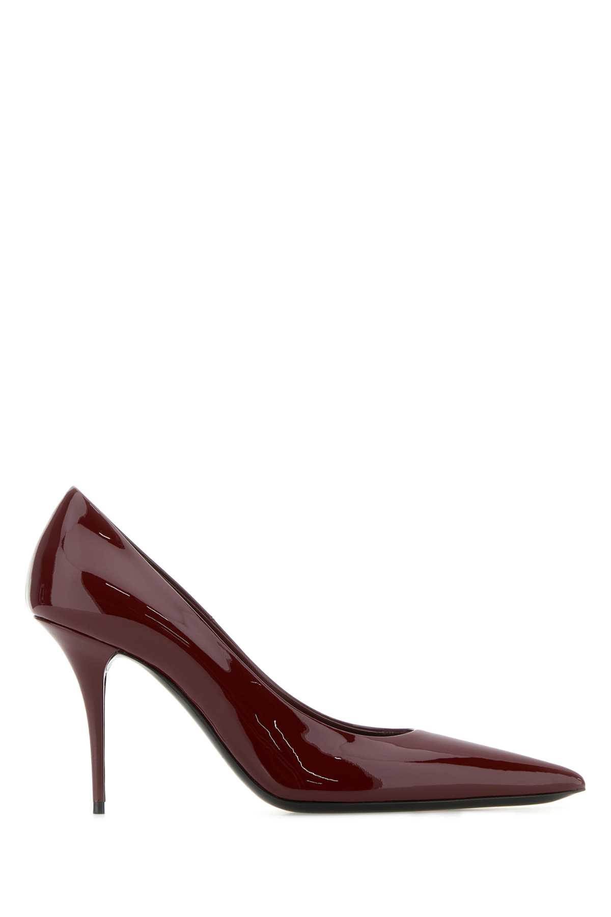 Burgundy leather Norma pumps 8136871TV006117 (Saint Laurent / パンプス・ハイヒール ) | Saint Laurent (サンローラン)