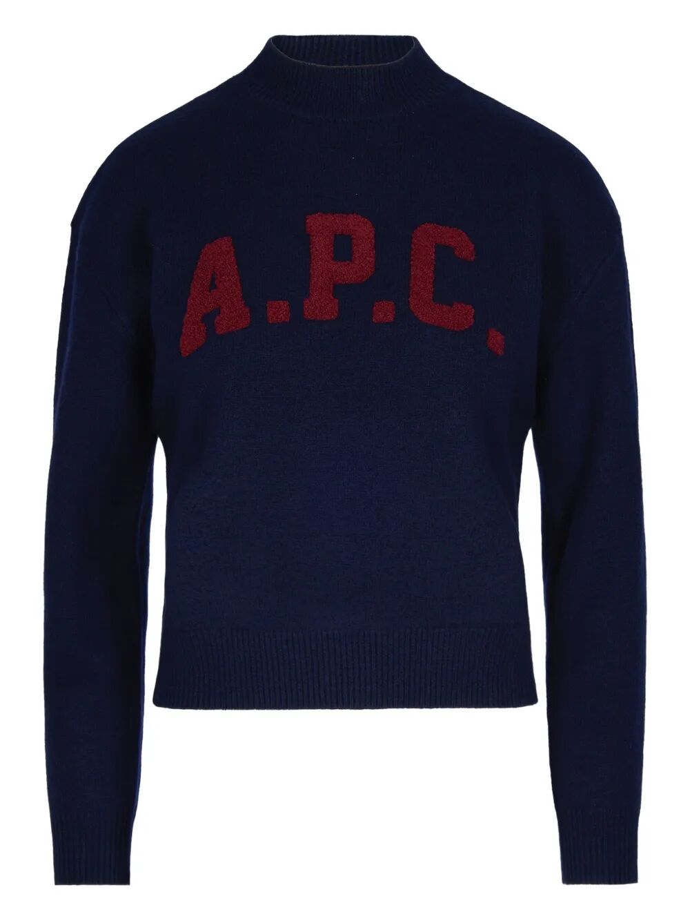 JADA JUMPER WITH VARSITY-STYLE LOGO WVBDKF23464IAK (A.P.C. / ニット・セーター・カーディガン ) | A.P.C. (アーペーセー)