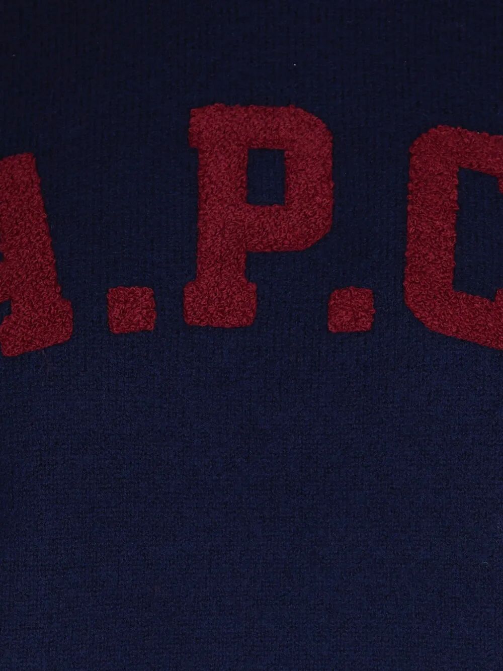 JADA JUMPER WITH VARSITY-STYLE LOGO WVBDKF23464IAK (A.P.C. / ニット・セーター・カーディガン ) | A.P.C. (アーペーセー)(2)