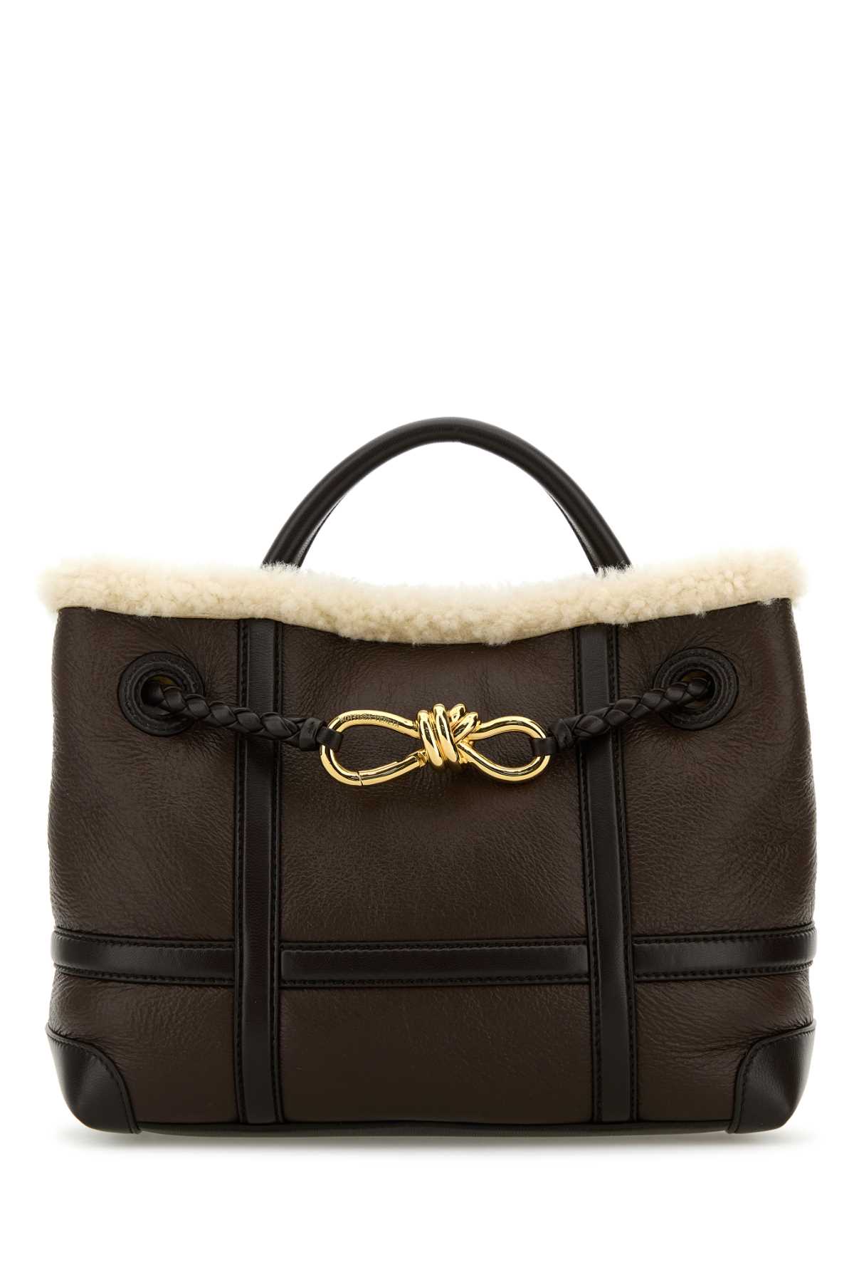 Brown leather small Andiamo handbag 806088V2GR32055 (Bottega Veneta / ハンドバッグ・ショルダーバッグ ) | Bottega Veneta (ボッテガ・ヴェネタ)