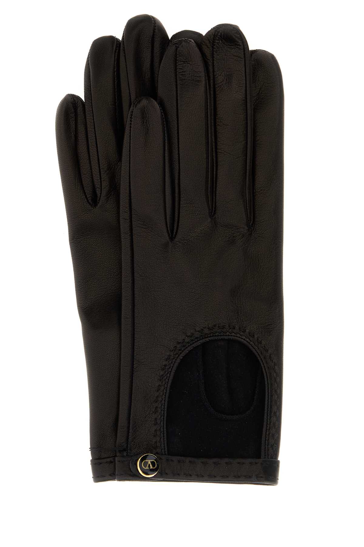 Black leather gloves 7W2GBA00LDUN06 (Valentino Garavani / グローブ ) | Valentino Garavani (ヴァレンティノ)