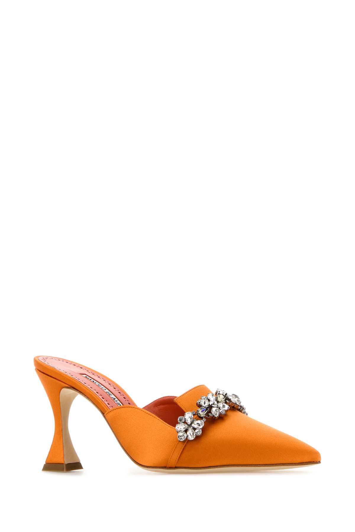 Orange satin Permu mules PERMU2241693DORA (MANOLO BLAHNIK / サンダル ) | MANOLO BLAHNIK (マノロ ブラニク)(1)
