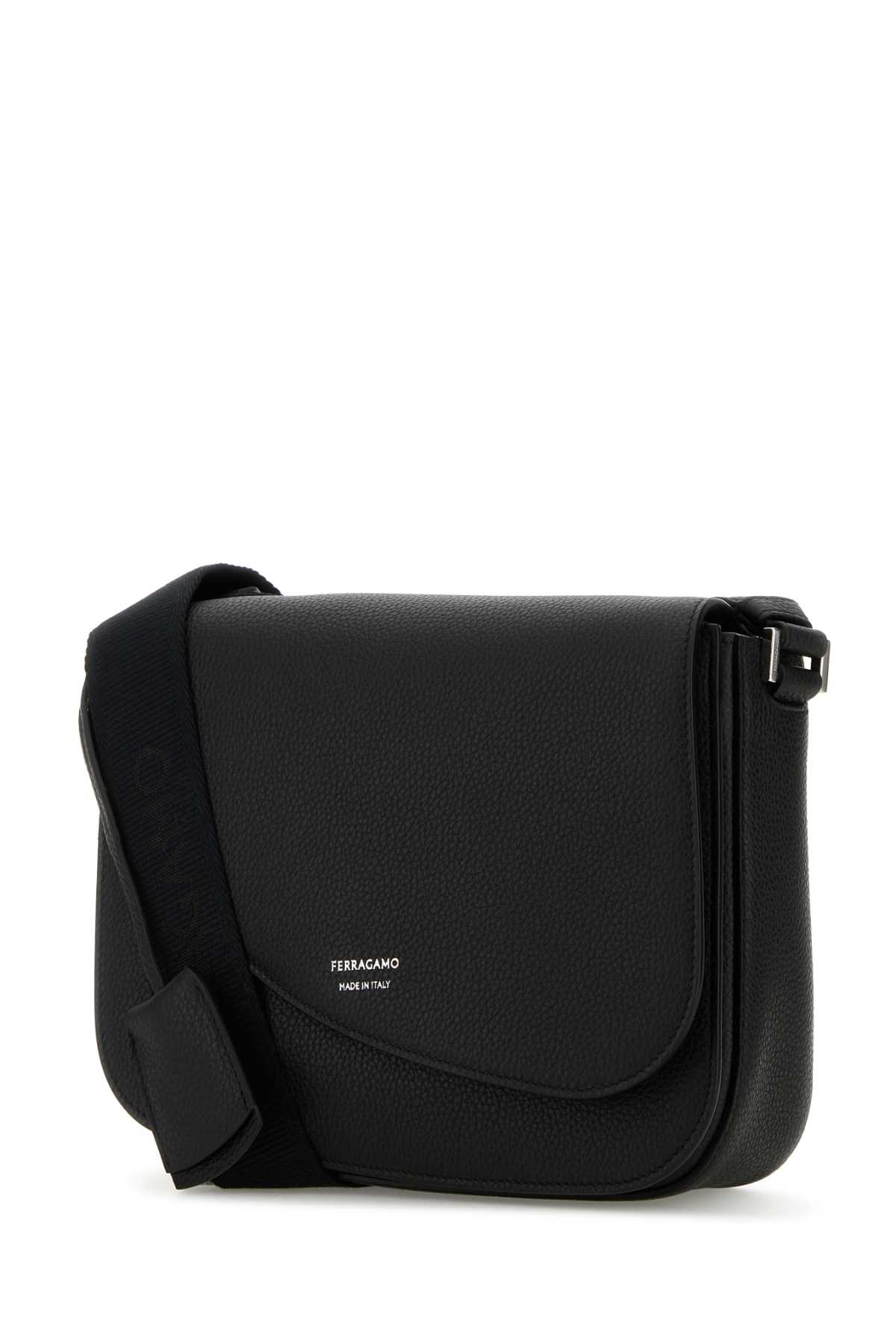 Black leather Fiamma crossbody bag 241588773124NERO (FERRAGAMO / ハンドバッグ・ショルダーバッグ ) | FERRAGAMO (フェラガモ)(1)