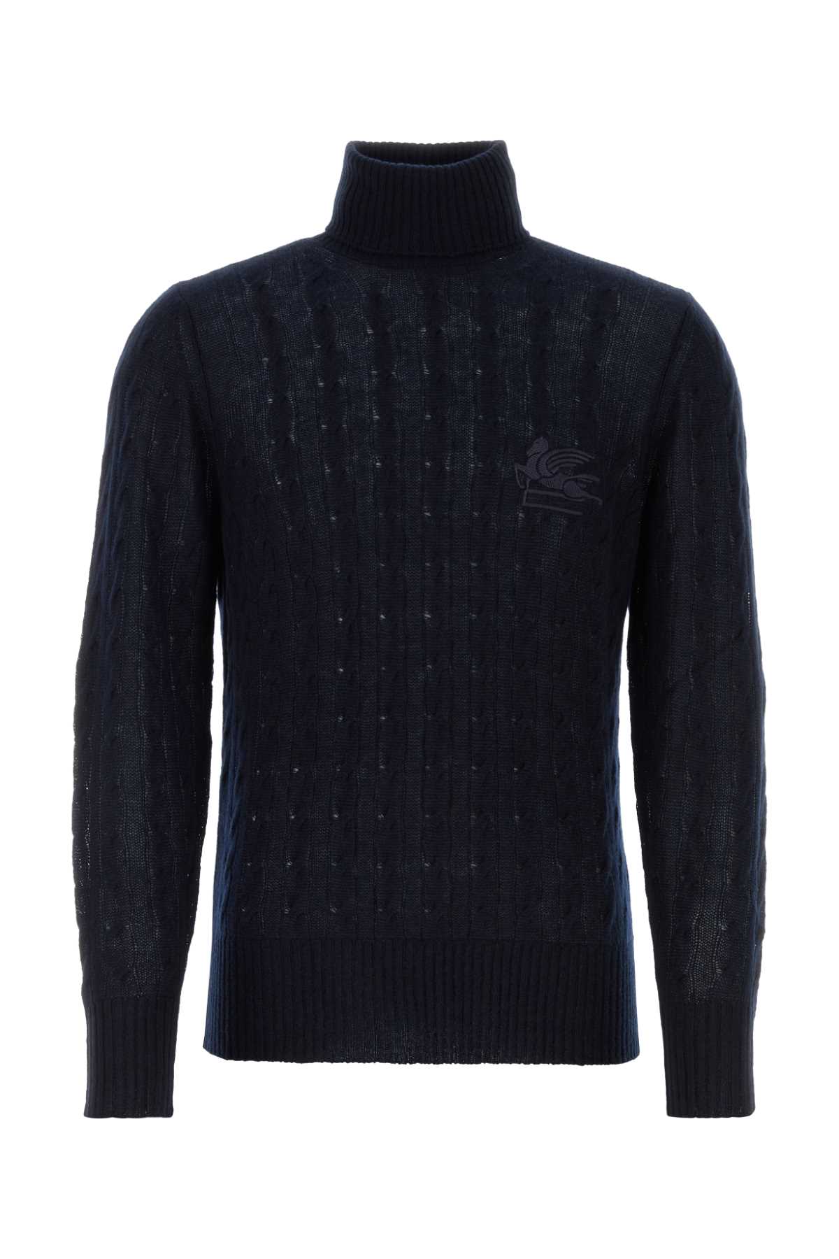 Midnight blue cashmere sweater 1N97796800200 (ETRO / ニット・セーター・カーディガン ) | ETRO (エトロ)
