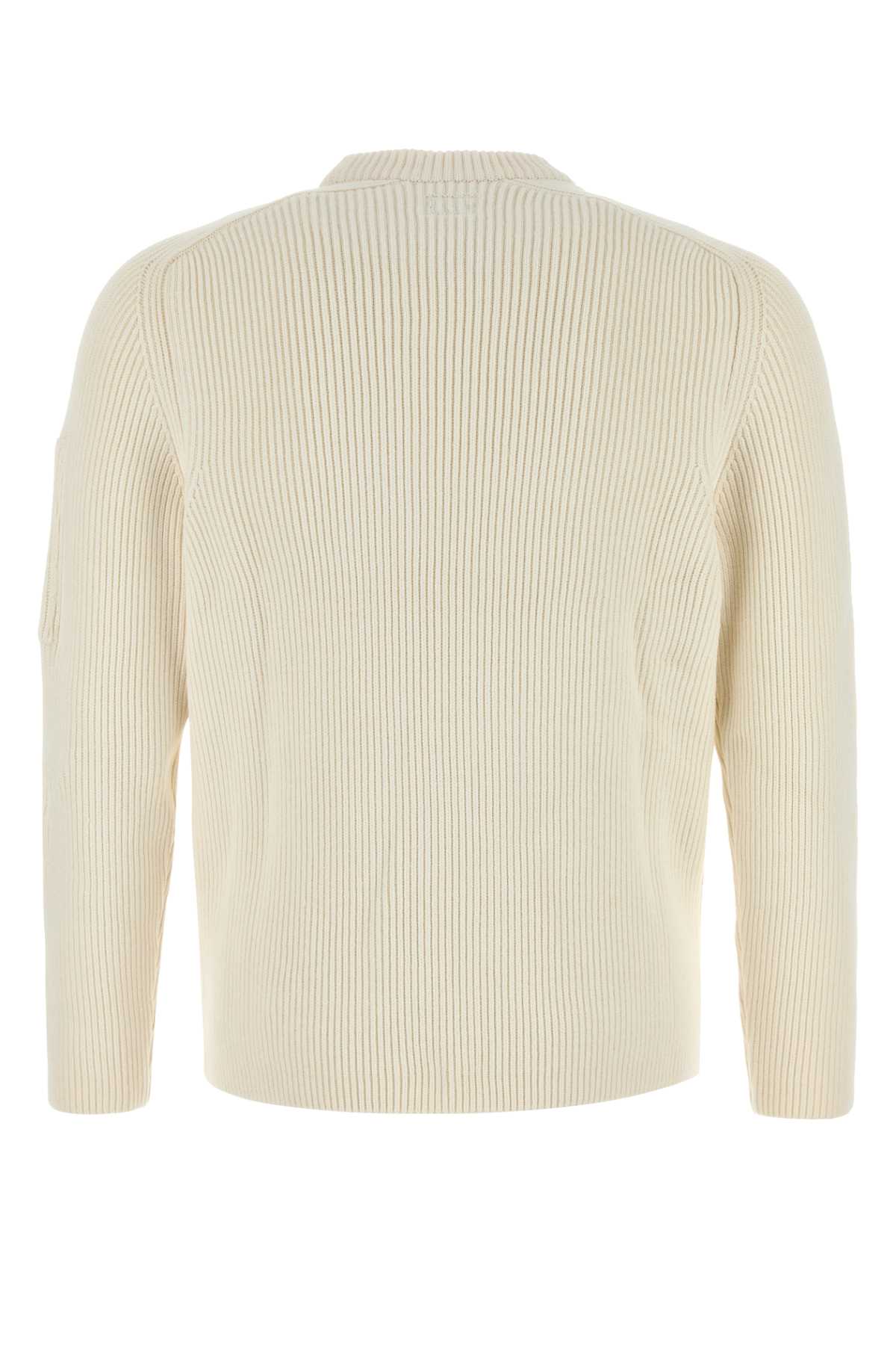 White cotton blend sweater 19CMKN015A006608A999 (C.P. Company / ニット・セーター・カーディガン ) | C.P. Company (シーピーカンパニー)(1)