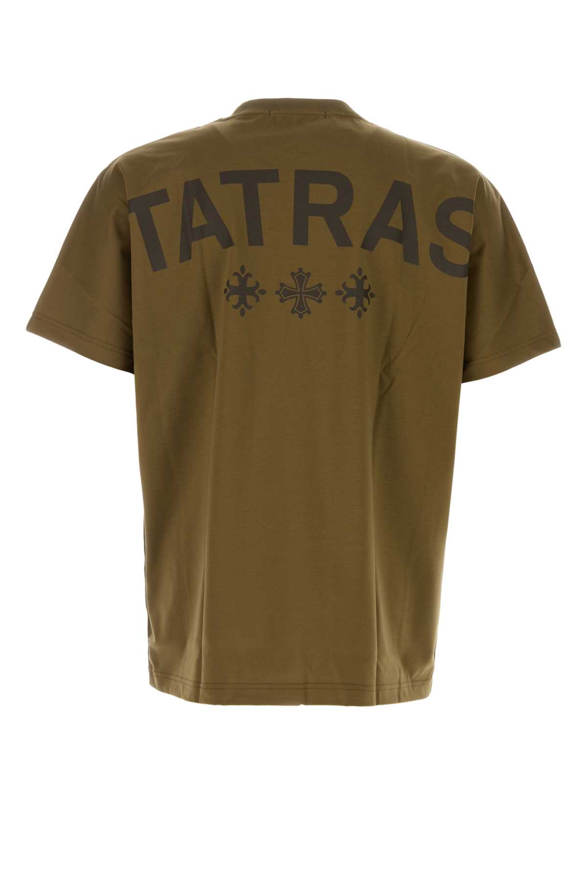 Army green cotton t-shirt MTAT24S8239M35 (TATRAS / Tシャツ・カットソー ) | TATRAS (タトラス)(1)