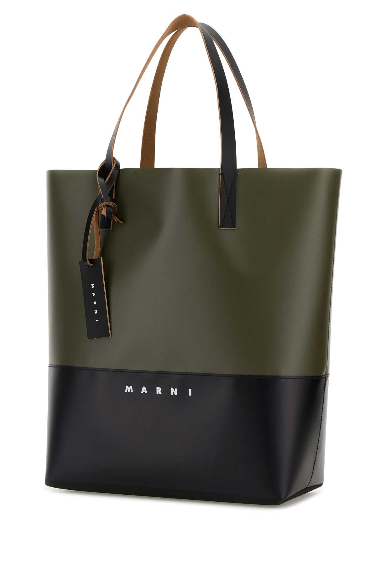 Two-tone canvas shopping bag SHMQ0037Q5P5769ZO955 (Marni / トートバッグ ) | Marni (マルニ)(1)