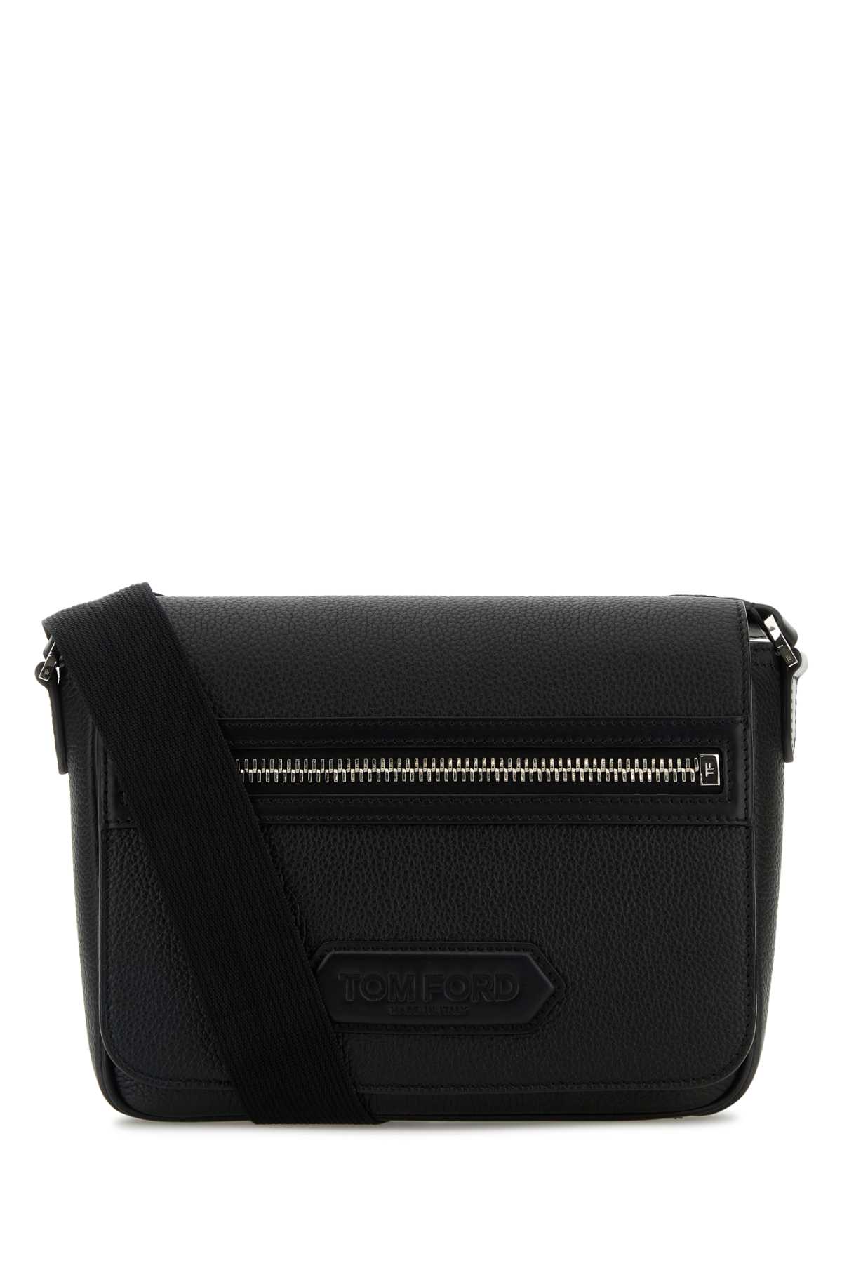 Black leather small Traveller crossbody bag H0667LCL213S1N001 (TOM FORD / ハンドバッグ・ショルダーバッグ ) | TOM FORD (トムフォード)