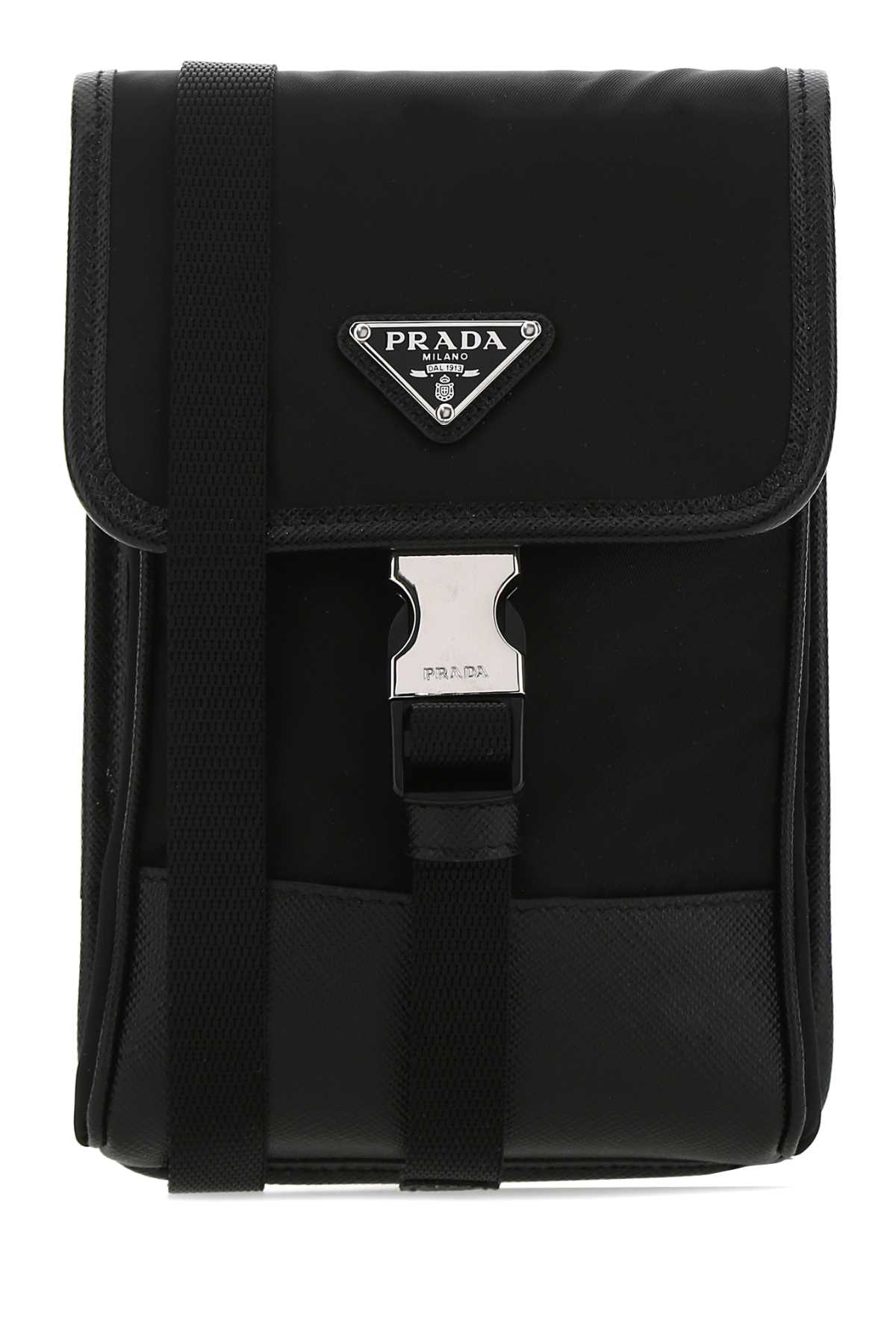Black Re-nylon phone case 2ZH1092DMHF0002 (Prada / テックアイテム ) | Prada (プラダ)