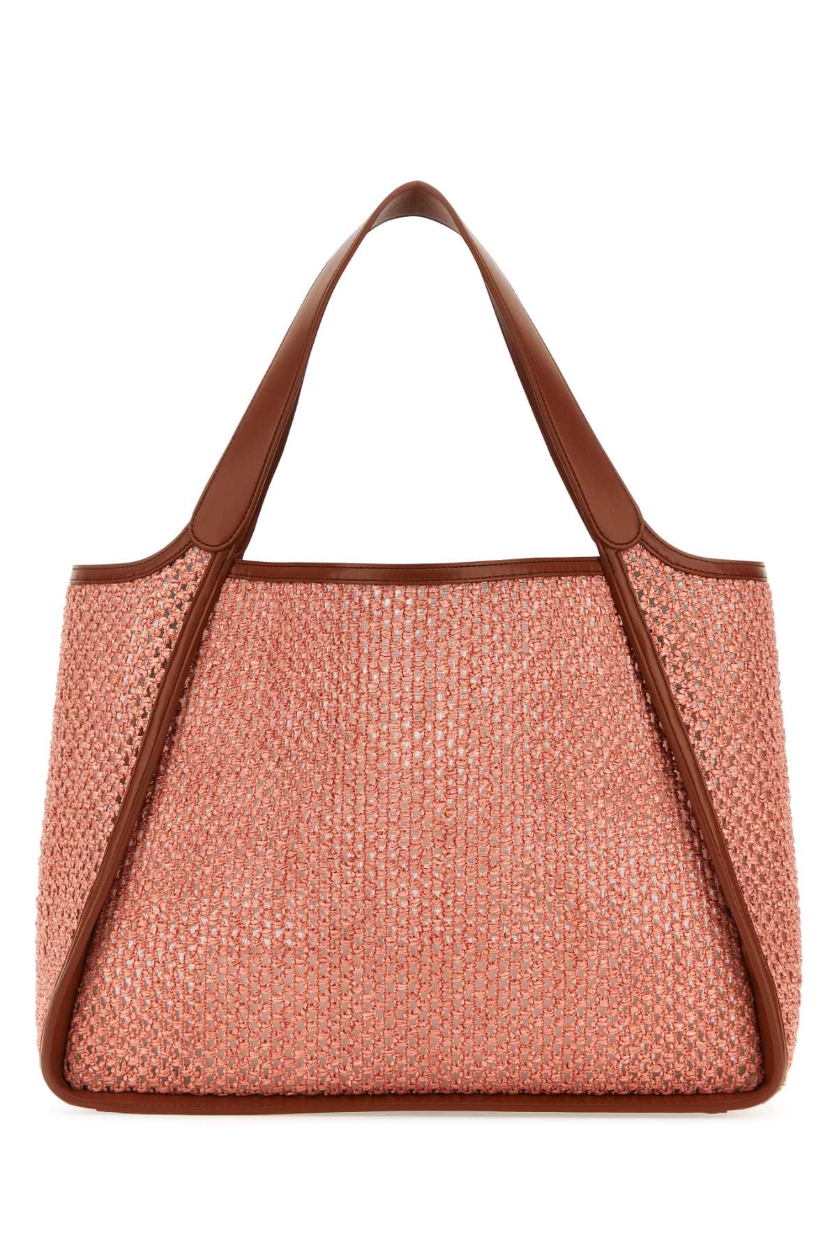 Pink raffia Stella Logo shopping bag 502793WP01917552 (Stella McCartney / トートバッグ ) | Stella McCartney (ステラ マッカートニー)(2)