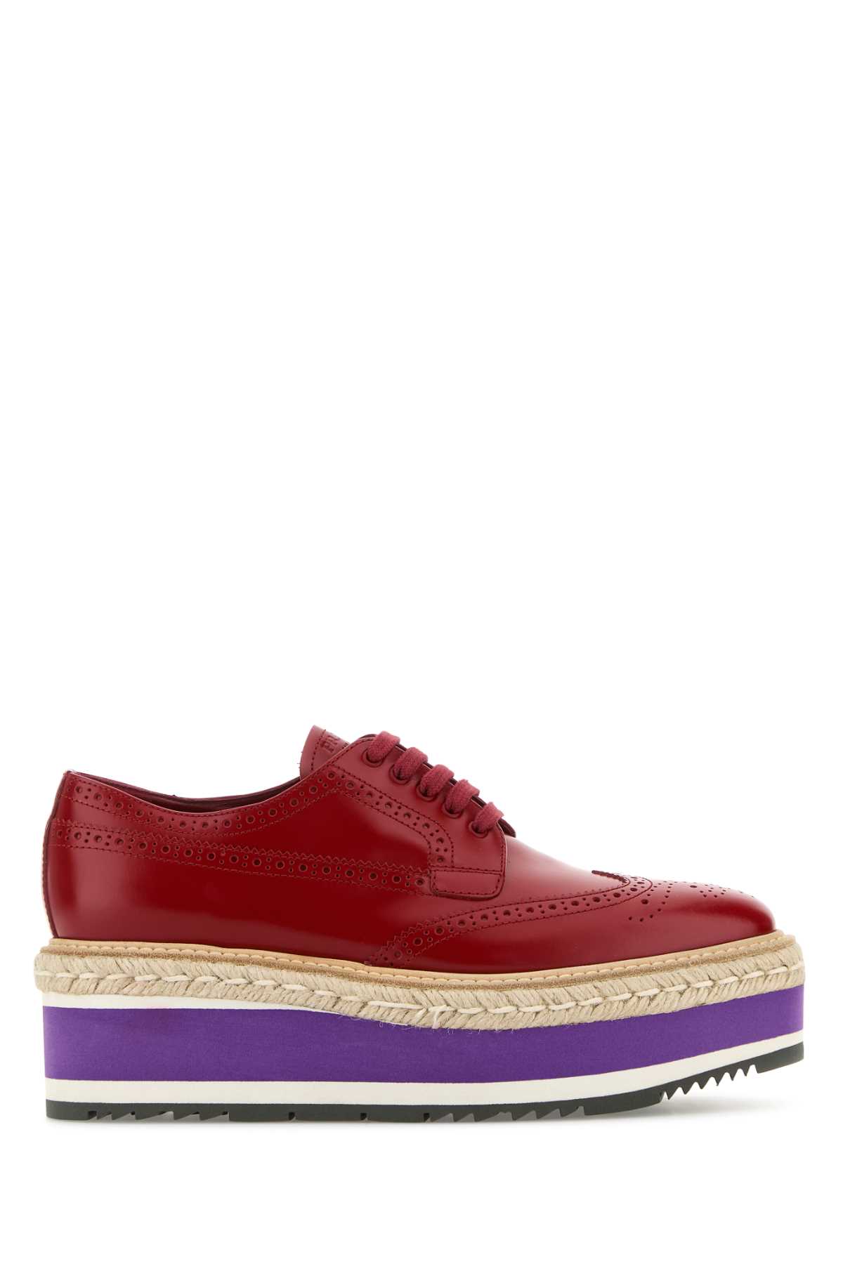 Red leather lace-up shoes 1E206DFDX65055F0D56 (Prada / レースアップ ) | Prada (プラダ)