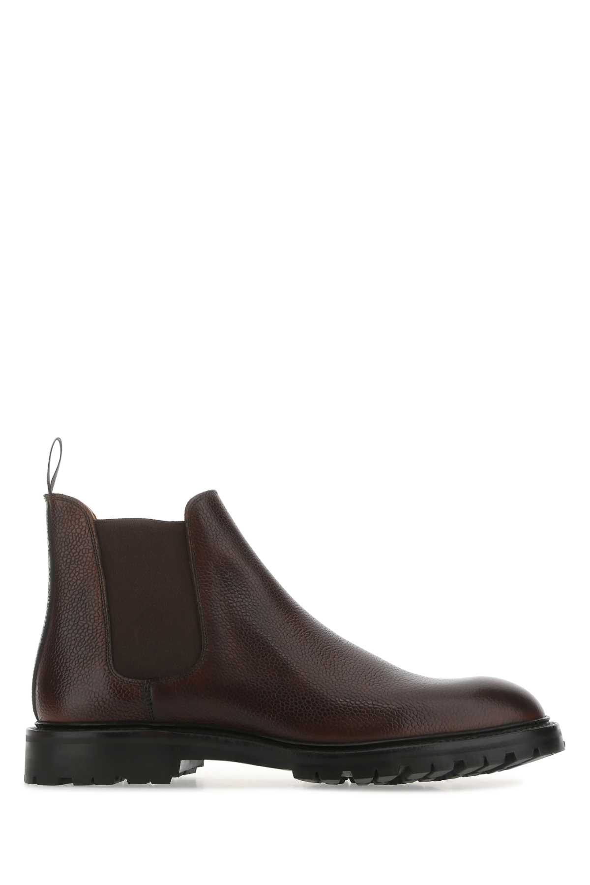 Brown leather Chelsea 11 ankle boots 26449AG02U2DARBROSCOGRA (CROCKETT&JONES / ブーツ ) | CROCKETT&JONES (クロケット アンド ジョーンズ)