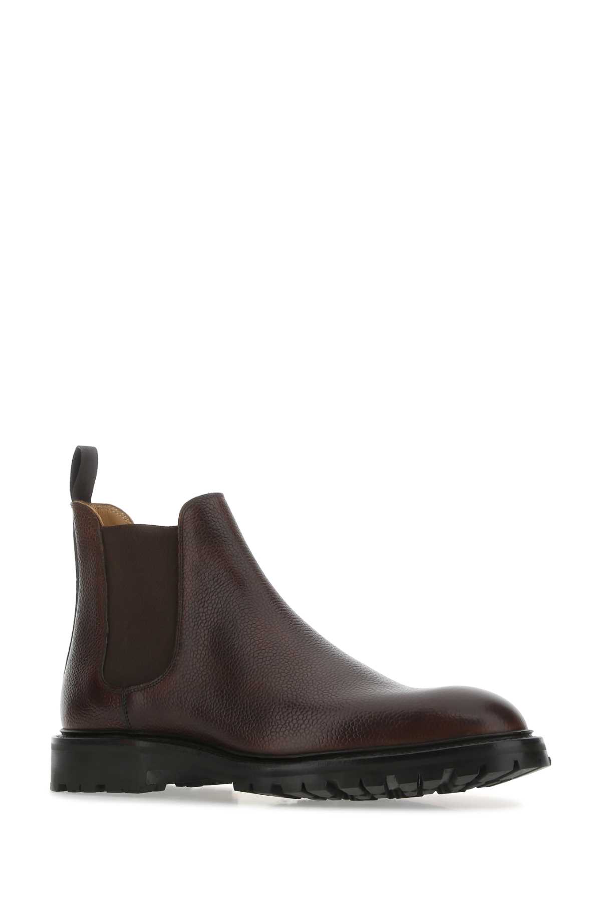 Brown leather Chelsea 11 ankle boots 26449AG02U2DARBROSCOGRA (CROCKETT&JONES / ブーツ ) | CROCKETT&JONES (クロケット アンド ジョーンズ)(1)