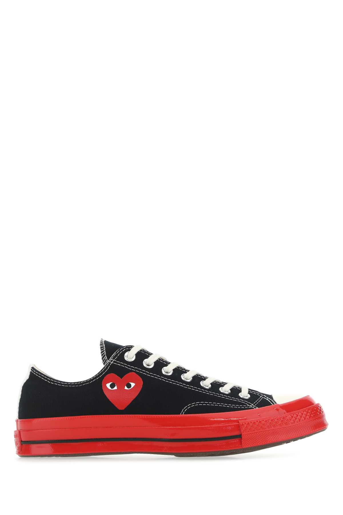 Black canvas Comme Des Garçons X Converse sneakers P1K123BLACK (PLAY Comme Des Garçons / スニーカー ) | PLAY Comme Des Garçons (プレイ コムデギャルソン)
