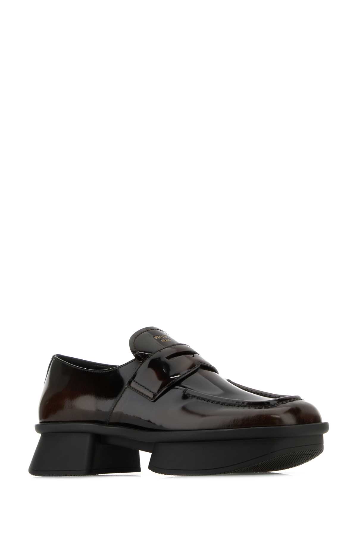 Brown leather Equal loafers 1D985NFD040055F0038 (Prada / ローファー ) | Prada (プラダ)(1)