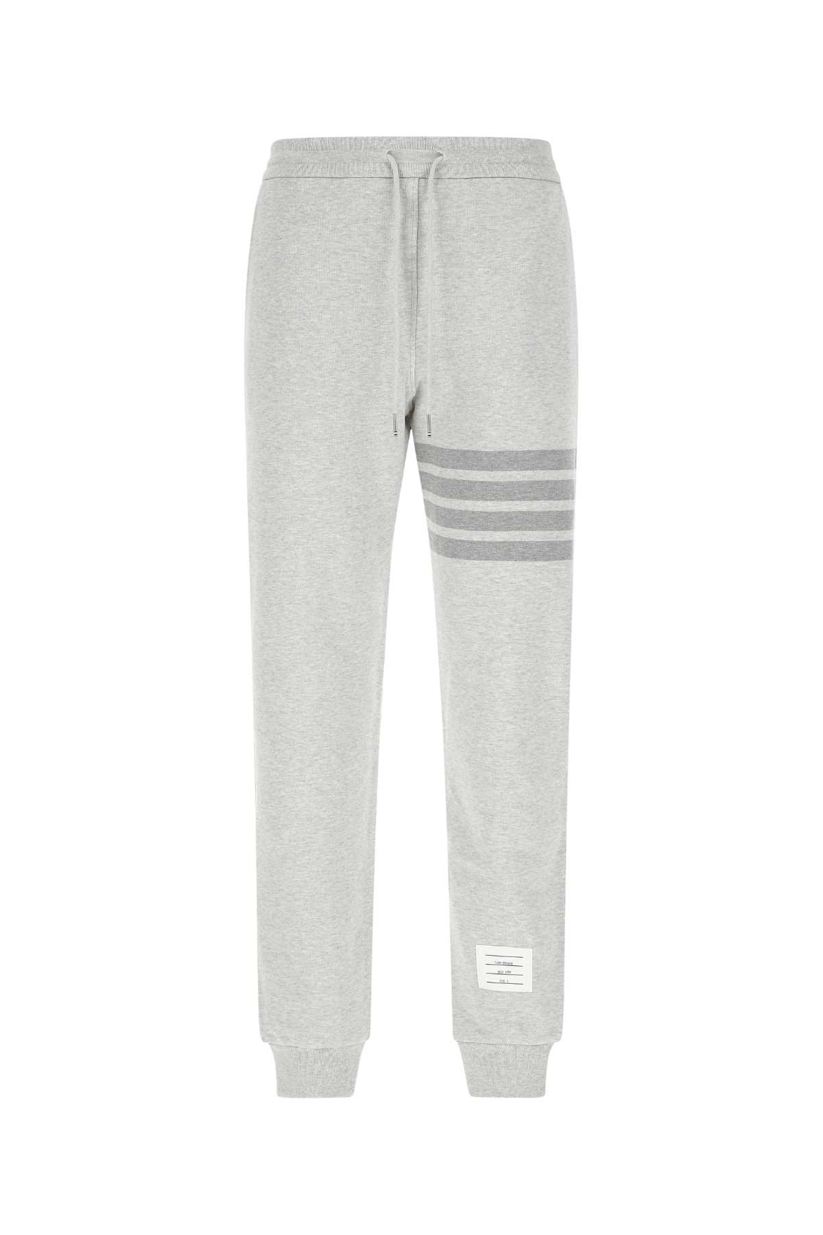 Melange grey cotton joggers MJQ008P06910065 (Thom Browne / パンツ ) | Thom Browne (トム・ブラウン)