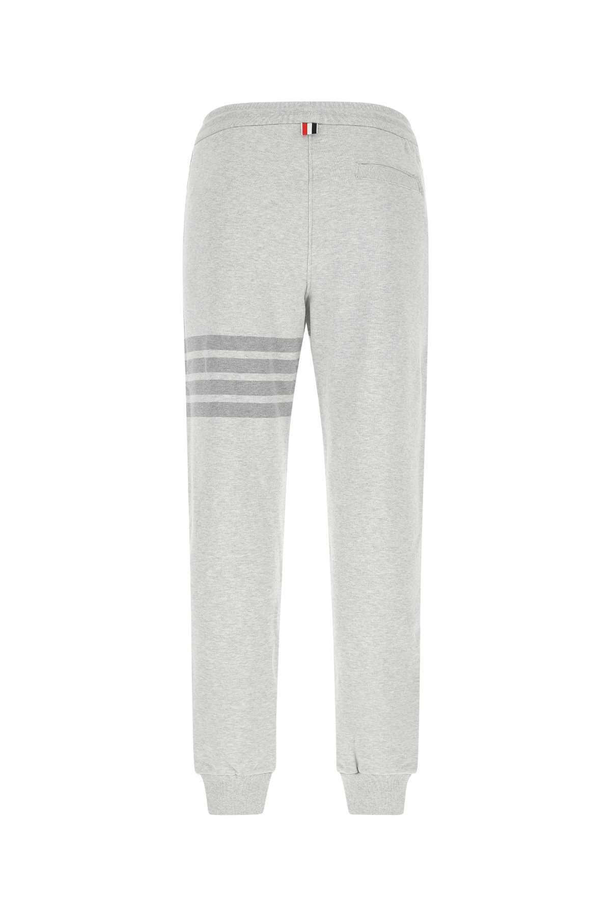 Melange grey cotton joggers MJQ008P06910065 (Thom Browne / パンツ ) | Thom Browne (トム・ブラウン)(1)
