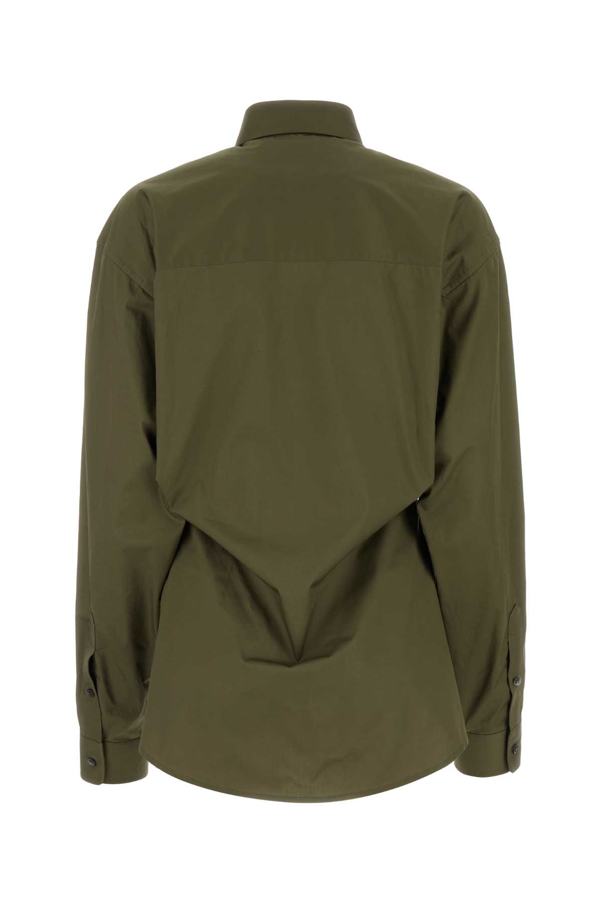 Army green poplin Anne shirt WSH04FAC080061 (DARKPARK / シャツ・ブラウス ) | DARKPARK (ダークパーク)(1)