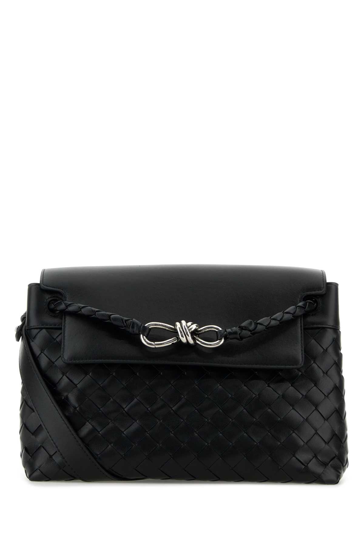 Black leather small Andiamo crossbody bag 815781V2HLD1208 (Bottega Veneta / ハンドバッグ・ショルダーバッグ ) | Bottega Veneta (ボッテガ・ヴェネタ)