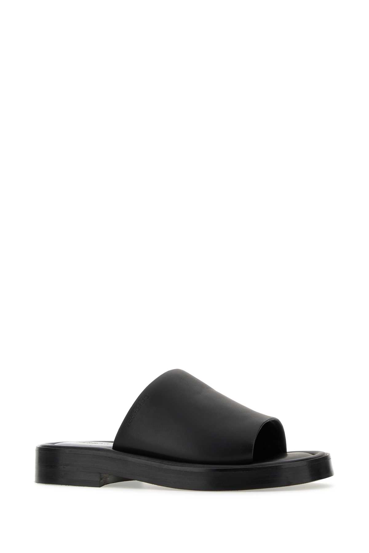 Black nappa leather slippers 021258760634NERO (FERRAGAMO / サンダル ) | FERRAGAMO (フェラガモ)(1)