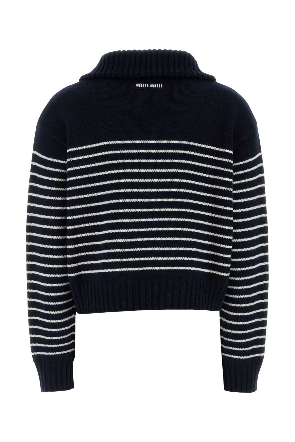 Embroidered cashmere sweater MMLB52SOOO18BJF022X (MIU MIU / ニット・セーター・カーディガン ) | MIU MIU (ミュウミュウ)(1)