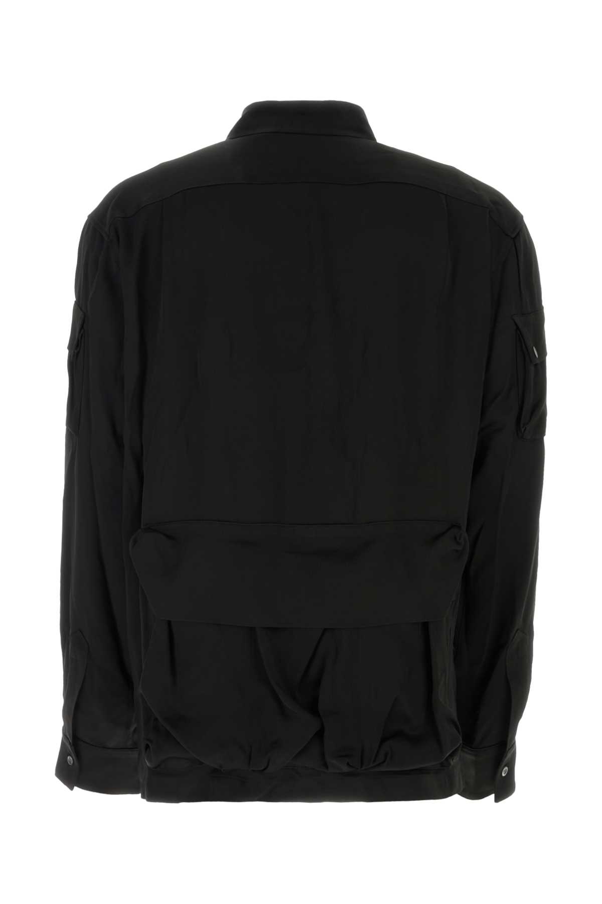 Black satin shirt MN4035W109CRESATBLK (BOTTER / シャツ・ブラウス ) | BOTTER (ボッター)(1)