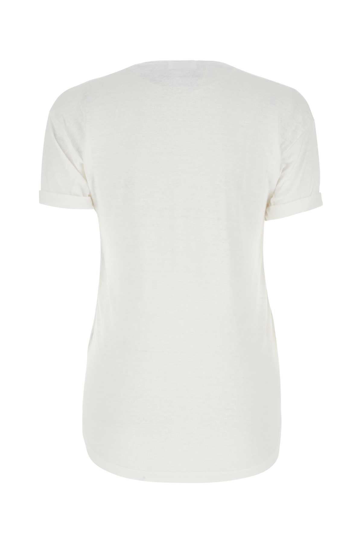 White linen Koldi t-shirt TS0004FAA1N09E20WH (Isabel Marant Étoile / Tシャツ・カットソー ) | Isabel Marant Étoile (イザベル マラン エトワール)(1)