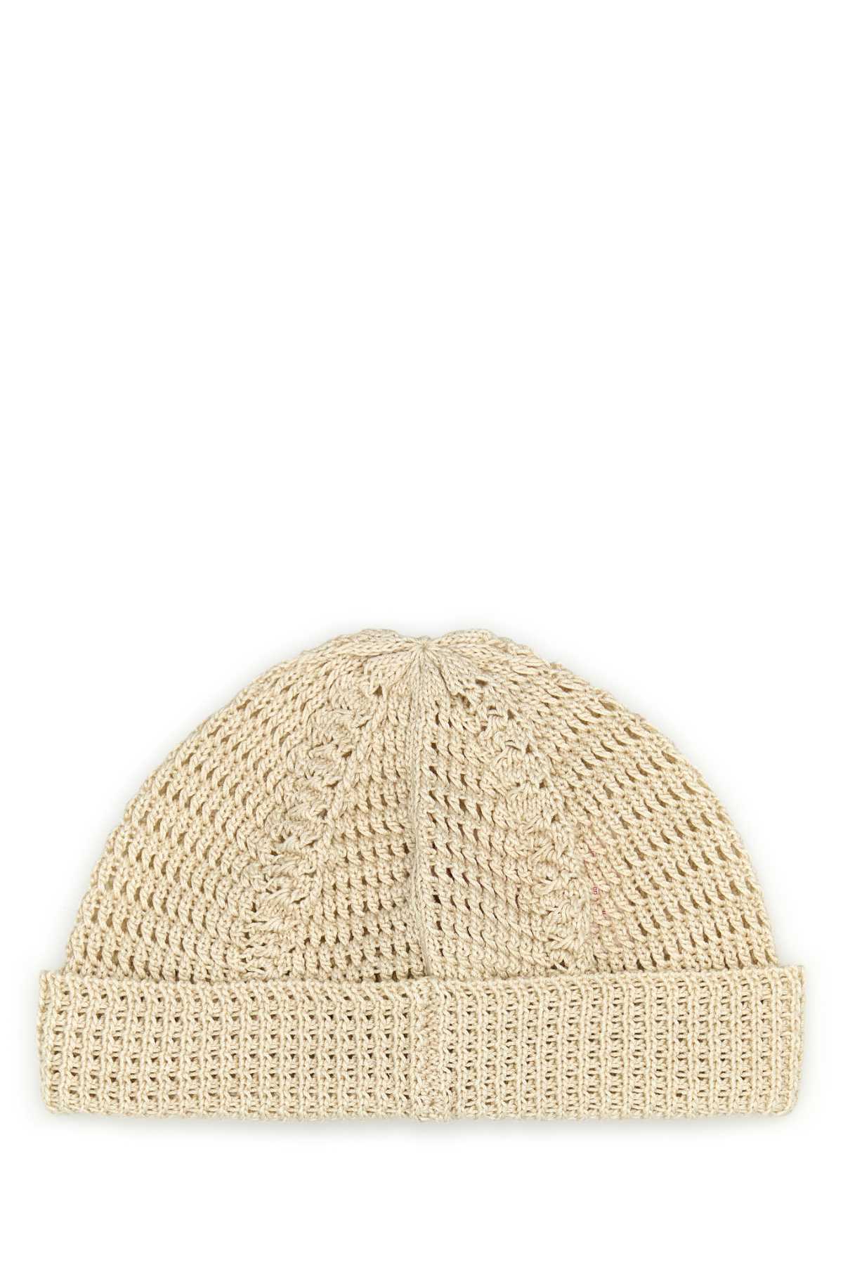 Sand cotton Knitted VLogo Signature beanie hat 6Y0HB02PMWH581 (Valentino Garavani / 帽子 ) | Valentino Garavani (ヴァレンティノ)(1)