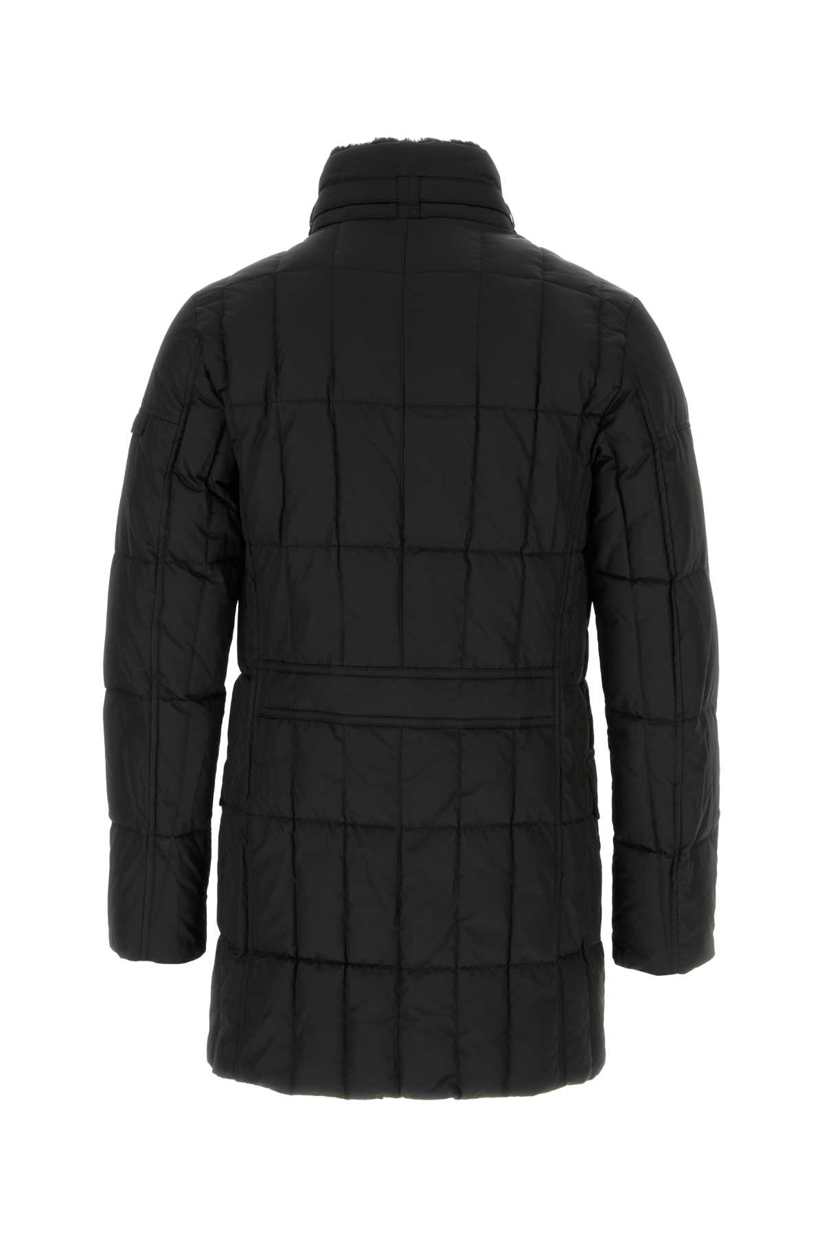 Black polyester Morris down jacket MORRISKMNERO (MooRER / ダウンジャケット・コート ) | MooRER (ムーレー)(1)