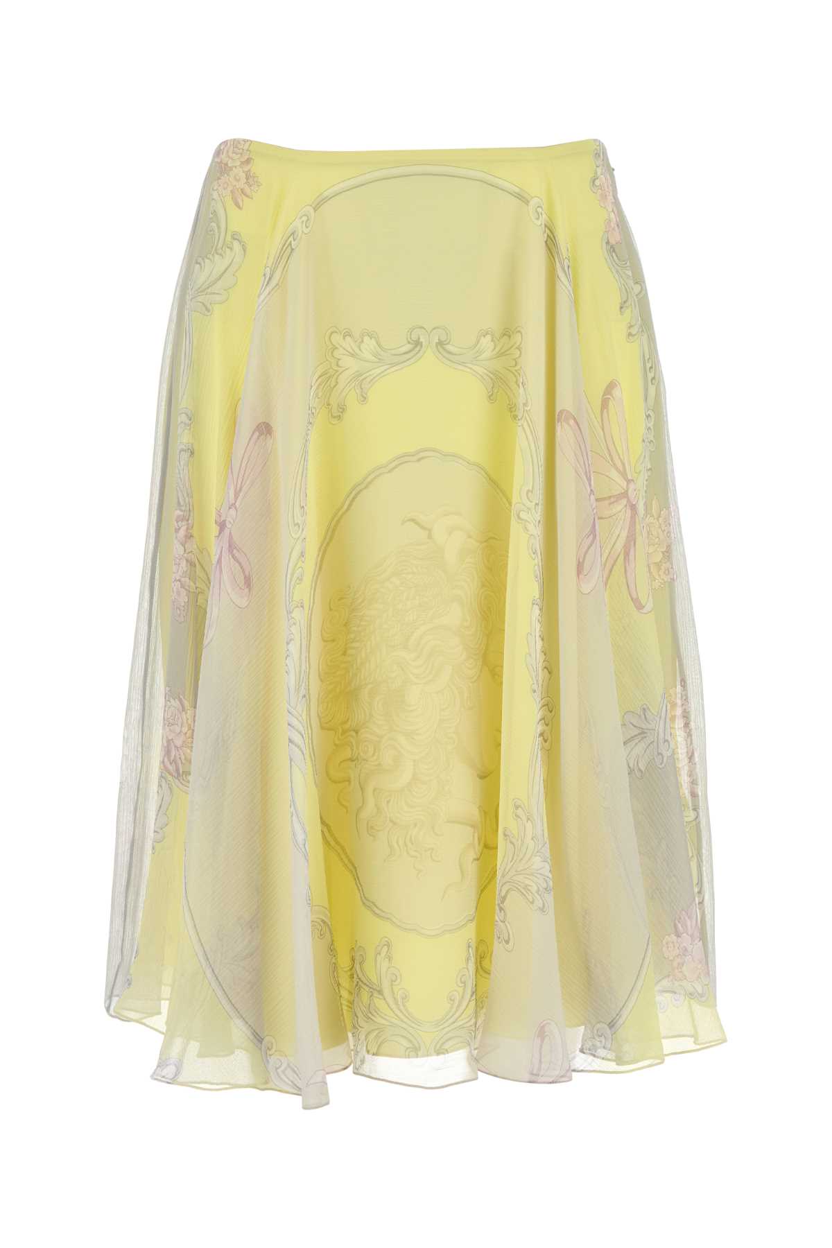 Printed crepe skirt 10198001A143175Y470 (VERSACE / スカート ) | VERSACE (ヴェルサーチェ)