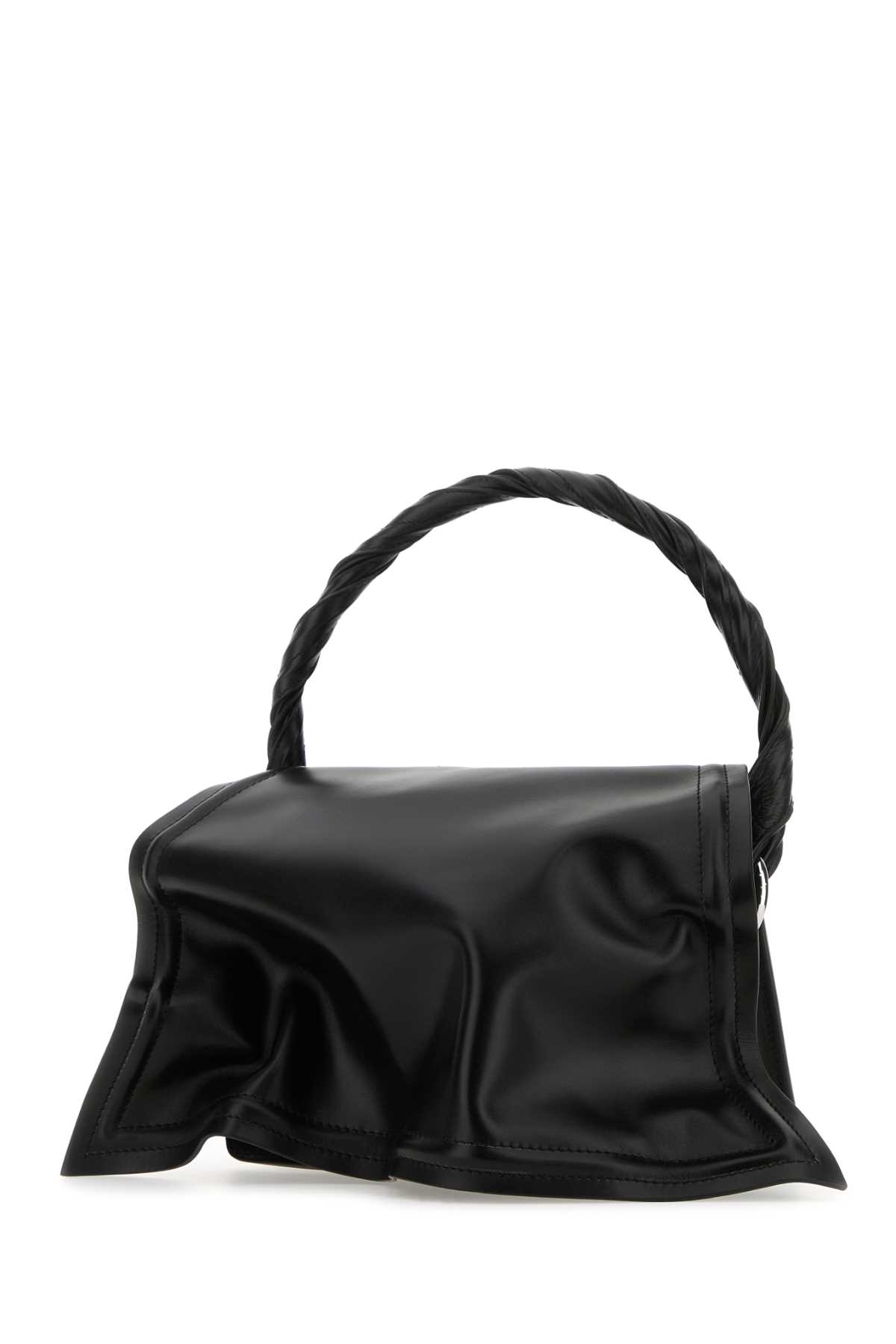 Black leather handbag 620BA007S15BLACK (Y/Project / ハンドバッグ・ショルダーバッグ ) | Y/Project (ワイプロジェクト)(1)